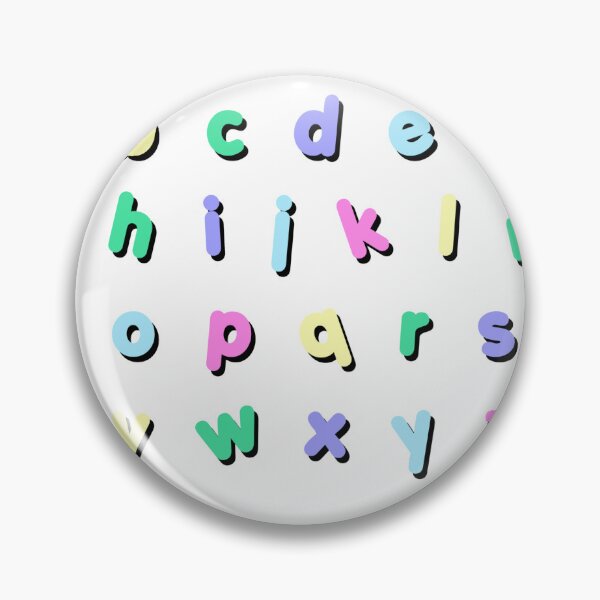 Item preview, Colorful Letters Alphabet sticker pack designed and sold by Kayleysells.