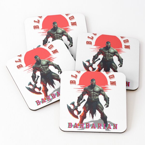 Item preview, Blood Moon Barbarian – Dark Fantasy Horror Warrior Design designed and sold by Trendofashion.