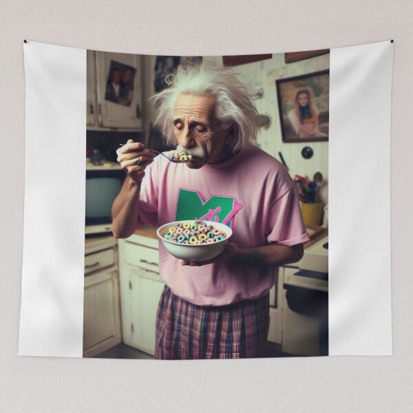 Item preview, “E=mc²ereal: Breakfast, Relatively Speaking” designed and sold by Print Fiction.