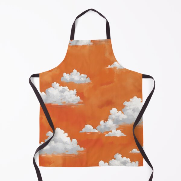 Item preview, Soft white clouds drifting across the orange sky. designed and sold by MissYouONLY.