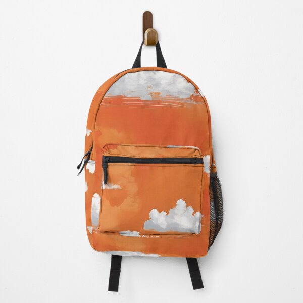 Item preview, Soft white clouds drifting across the orange sky. designed and sold by MissYouONLY.