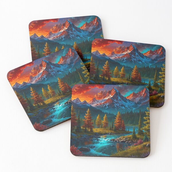 Item preview, The Valley of Blazing Twilight designed and sold by PixelParadies.