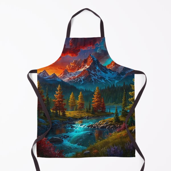 Item preview, The Valley of Blazing Twilight designed and sold by PixelParadies.