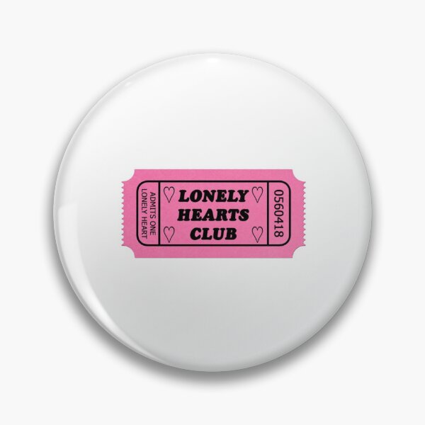 Item preview, Lonely Hearts Club Sticker  designed and sold by Kayleysells.