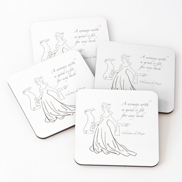 Item preview, A Woman with a Mind designed and sold by Positively Medieval Art.