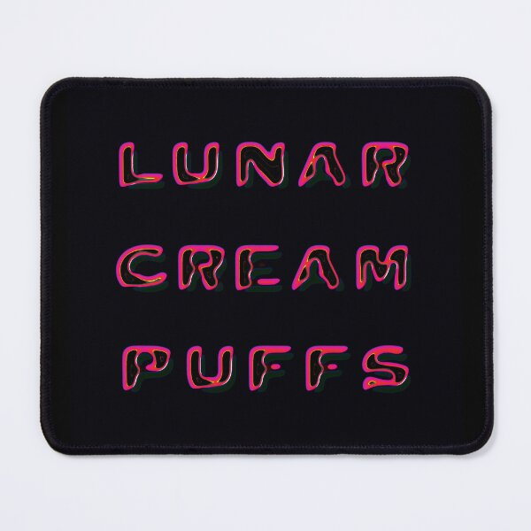 Item preview, Typography of Lunar Cream Puffs with Raspberry Cream designed and sold by cremedecolor.