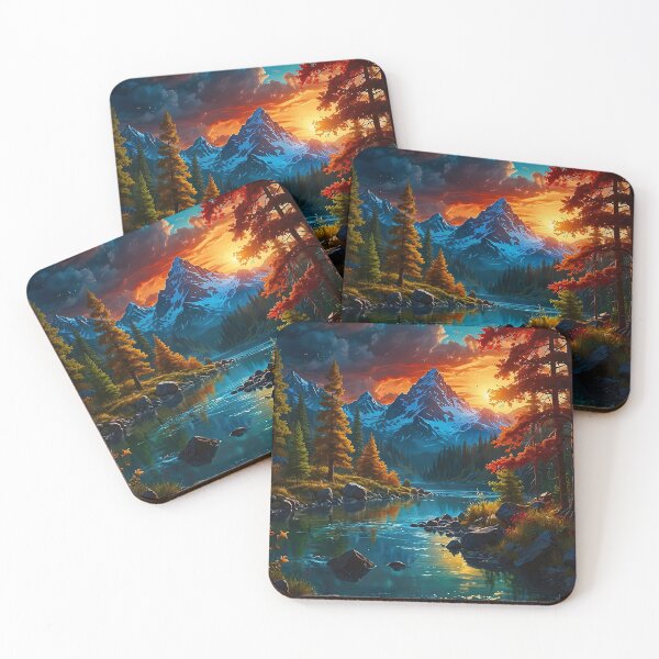 Item preview, The Lake of Evening Glow designed and sold by PixelParadies.