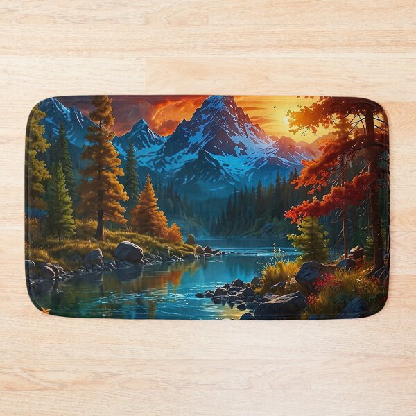 Item preview, The Lake of Evening Glow designed and sold by PixelParadies.