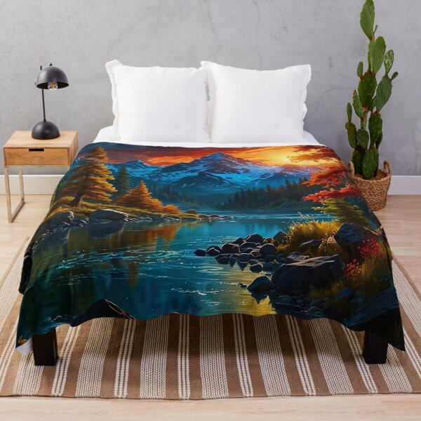 Item preview, The Lake of Evening Glow designed and sold by PixelParadies.