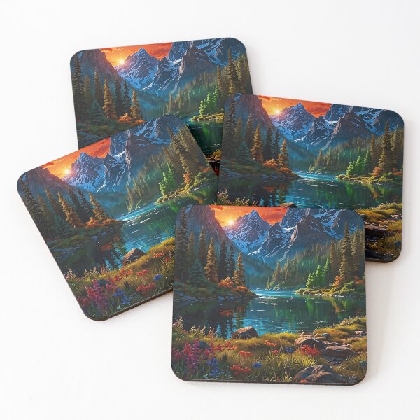 Item preview, The Lake of Evening Glow designed and sold by PixelParadies.