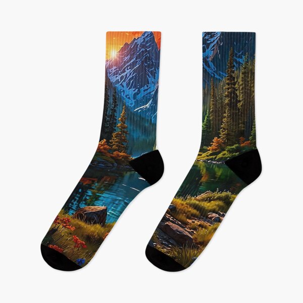 Item preview, The Lake of Evening Glow designed and sold by PixelParadies.