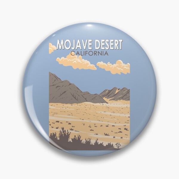 Item preview, Mojave Desert California Illustration Travel Art Vintage designed and sold by KrisSidDesigns.