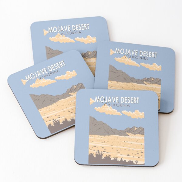 Item preview, Mojave Desert California Illustration Travel Art Vintage designed and sold by KrisSidDesigns.