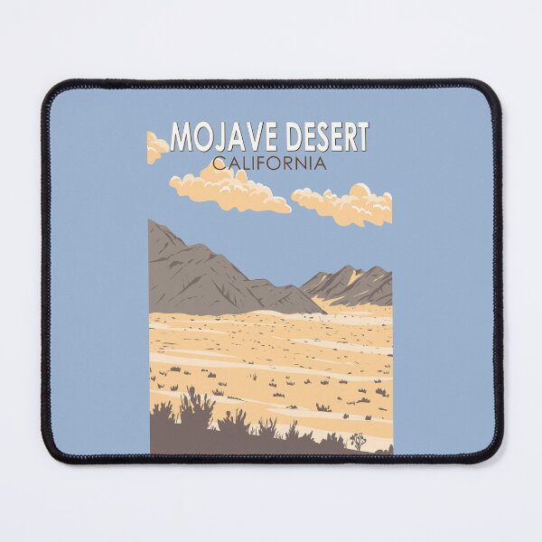 Item preview, Mojave Desert California Illustration Travel Art Vintage designed and sold by KrisSidDesigns.