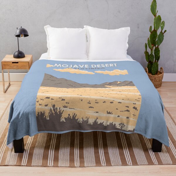 Item preview, Mojave Desert California Illustration Travel Art Vintage designed and sold by KrisSidDesigns.