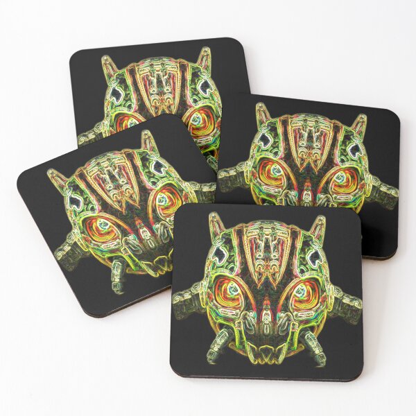 Item preview, Glowing Psychedelic Alien Robot. designed and sold by Static-Fractal.