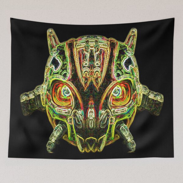 Item preview, Glowing Psychedelic Alien Robot. designed and sold by Static-Fractal.
