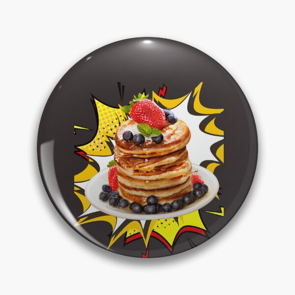 Item preview, Strawberry Pancakes Laptop Sleeve Brunch Blueberry Pancakes Shower Curtain designed and sold by CertainTees Clothing & Accessories .