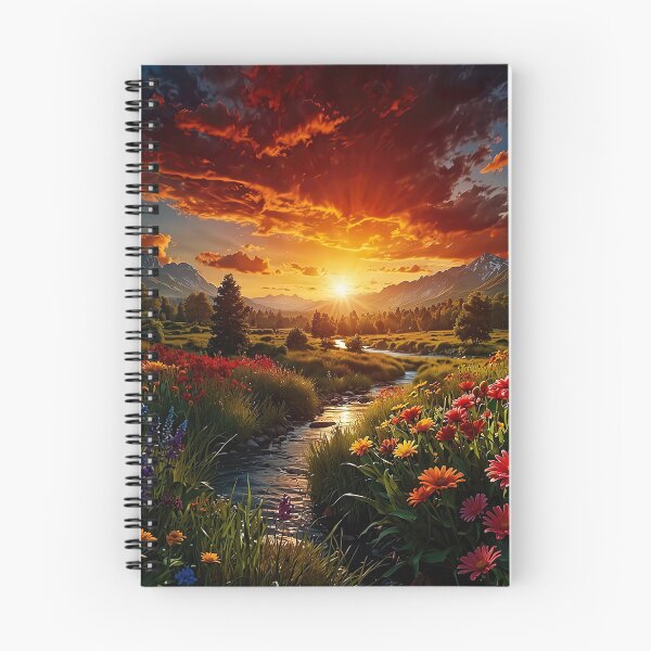 Item preview, The blooming valley of the evening glow designed and sold by PixelParadies.