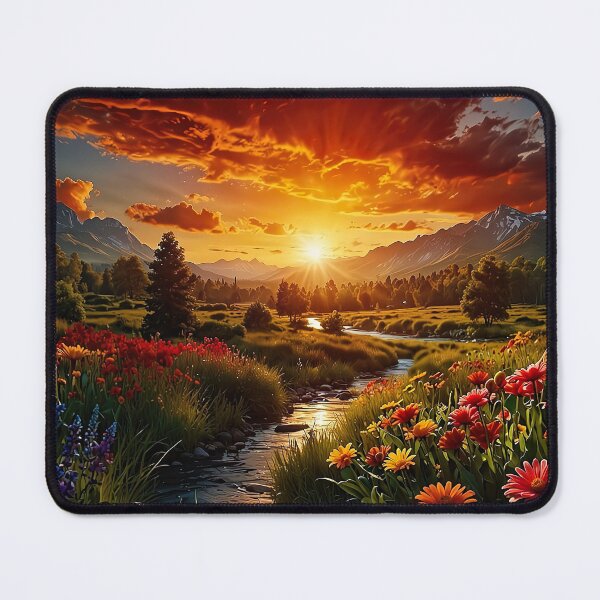 Item preview, The blooming valley of the evening glow designed and sold by PixelParadies.