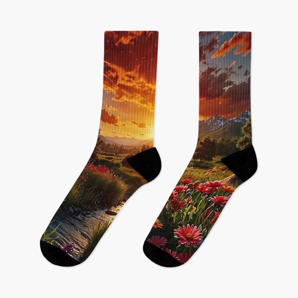 Item preview, The blooming valley of the evening glow designed and sold by PixelParadies.