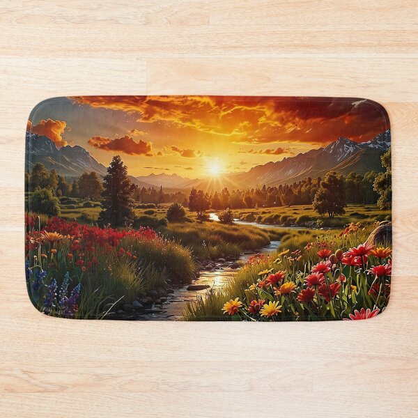 Item preview, The blooming valley of the evening glow designed and sold by PixelParadies.