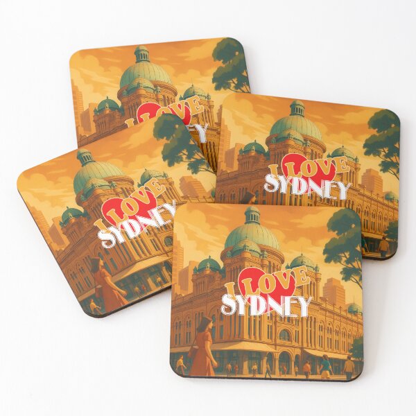 Item preview, Greetings from SYDNEY - QUEEN VICTORIA BUILDING - Retro Vintage Design designed and sold by Earth Celebration Designs.