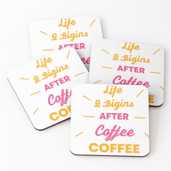 Item preview, Life Begins After Coffee designed and sold by Coffread.