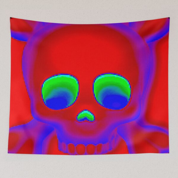 Item preview, Pixiilated Skull by RootCat • BB designed and sold by Grimm Land.