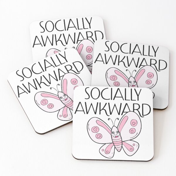 Item preview, Socially Awkward Butterfly designed and sold by Wild and Still Studio.