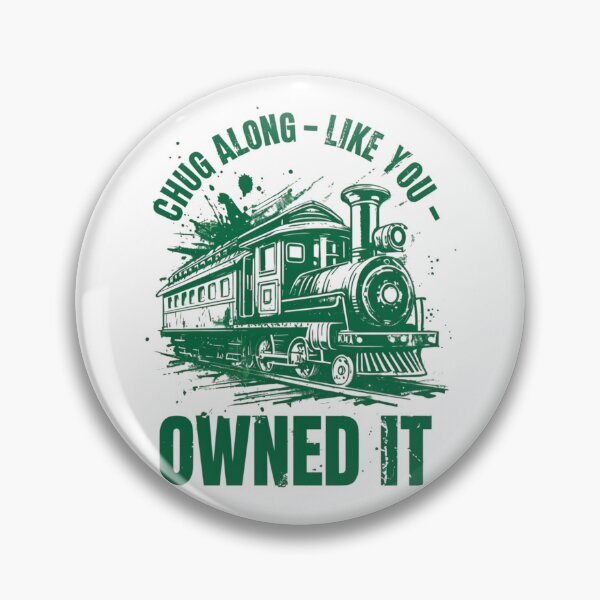 Item preview, Funny Train T-Shirt - Chug Along Like You Owned It for Train Enthusiasts, Railroaders, & Model Railroaders designed and sold by Colorful-Garden.