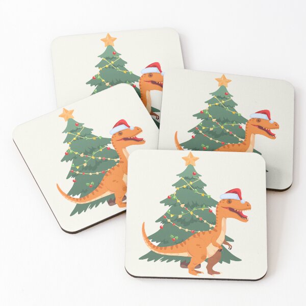 Item preview, Scandinavian Folk Art, Christmas T-rex Dinosaur  designed and sold by xiao xuans.