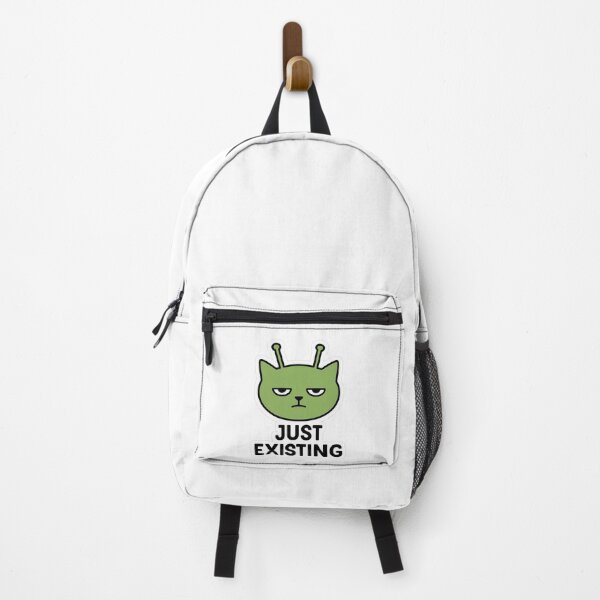 Item preview, Just Existing Alien Cat Sticker designed and sold by aimeewww.