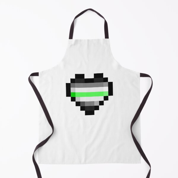 Item preview, Agender Pixel Heart Pride Flag designed and sold by HarveyHandcraftsandDesigns.