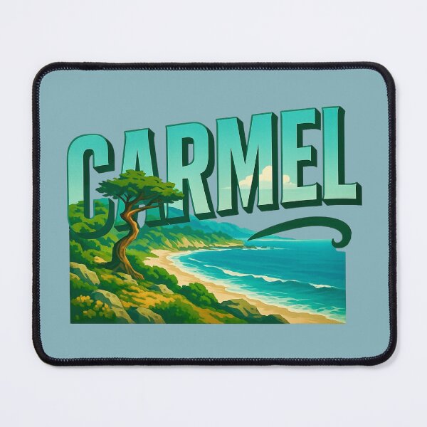Item preview, Carmel, California - Typography Art designed and sold by Myra365Art.