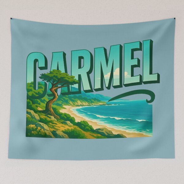 Item preview, Carmel, California - Typography Art designed and sold by Myra365Art.