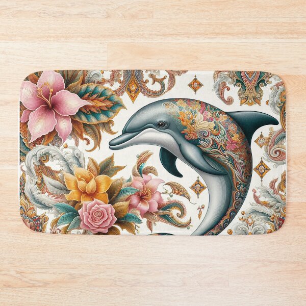 Item preview, A Splash of Thai Civilization: Dolphins with Motif Grace   designed and sold by Vanich-Panich.