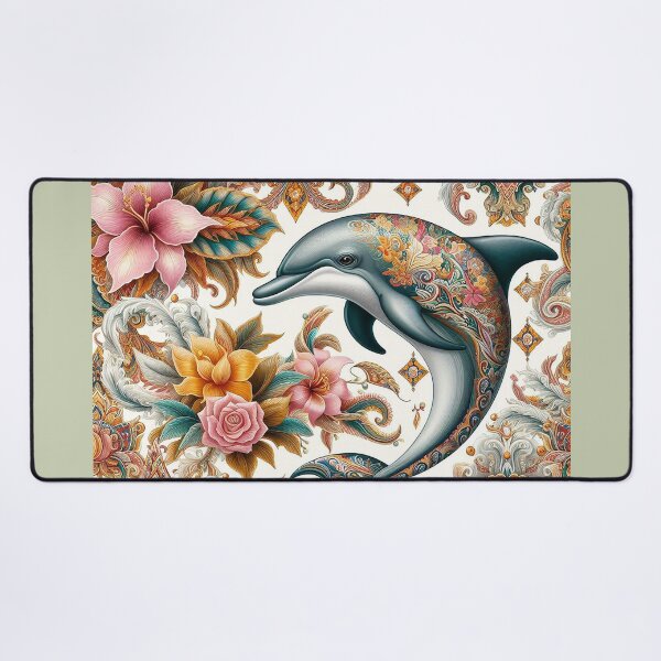 Item preview, A Splash of Thai Civilization: Dolphins with Motif Grace   designed and sold by Vanich-Panich.