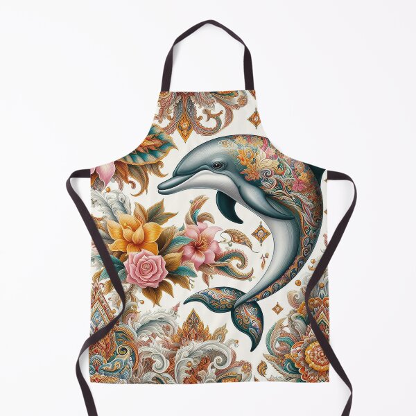 Item preview, A Splash of Thai Civilization: Dolphins with Motif Grace designed and sold by Vanich-Panich.