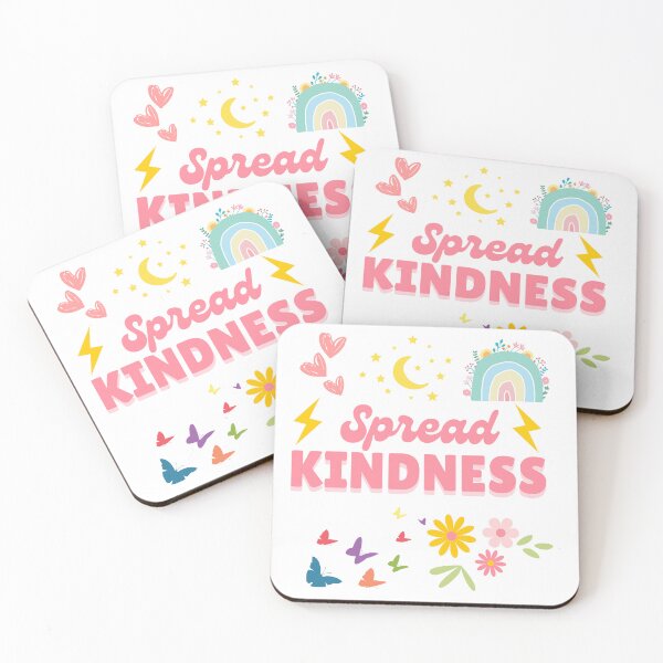 Item preview, Spread Kindness Positive Vibes Cute Aesthetic T-Shirt Design designed and sold by Sweet Shirts.