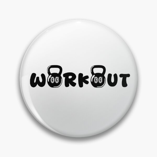 Item preview, Workout Kettlebell Fitness Design | Cute Gym Motivation Art designed and sold by P-L-Sardines.