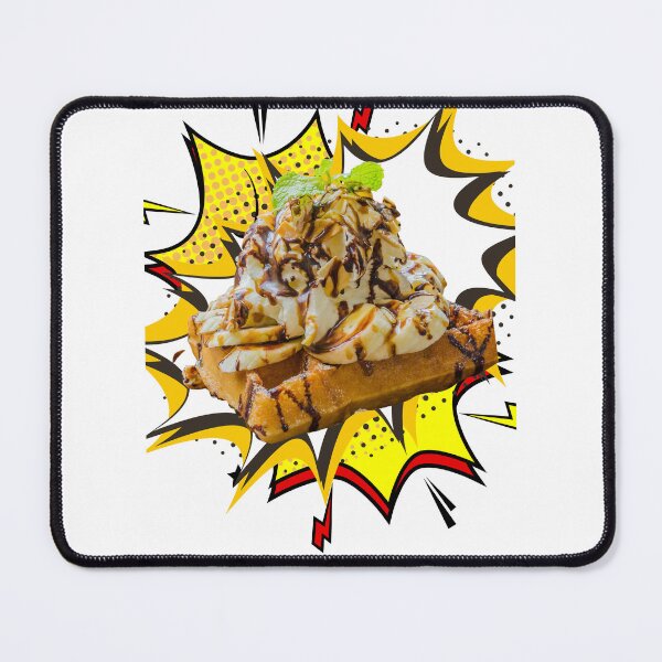 Item preview, Banana Foster Pancakes Laptop Sleeve Brunch Banana Foster, Pancakes Shower Curtain designed and sold by CertainTees Clothing & Accessories .