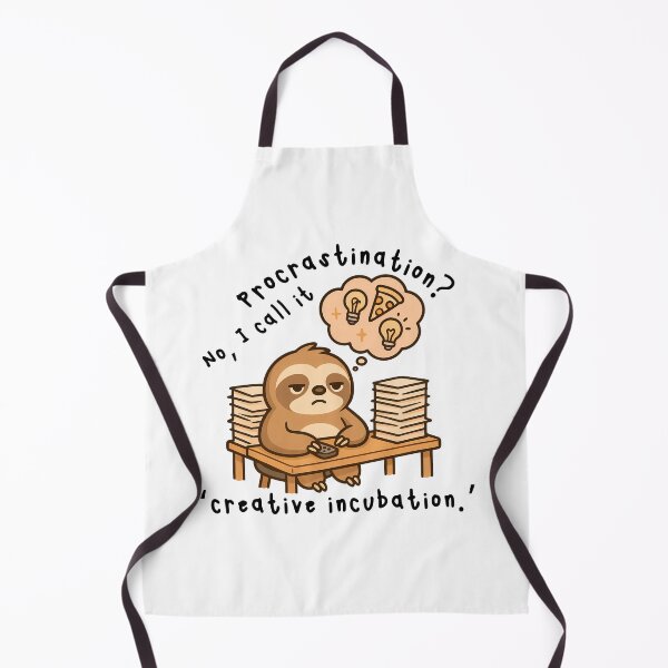 Item preview, Procrastination or Creative Incubation? Funny Sloth Design designed and sold by ToSoulStudio.