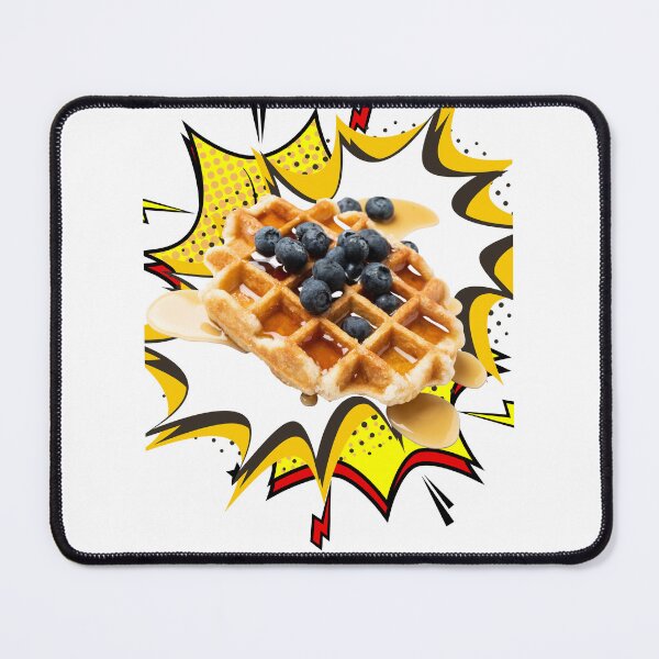 Item preview, Blueberry waffle Laptop Sleeve Brunch blueberry, waffle, Shower Curtain designed and sold by CertainTees Clothing & Accessories .