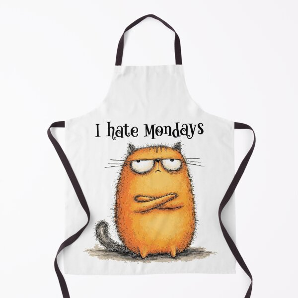 Item preview, I hate mondays designed and sold by MagicalAnimalsArt.