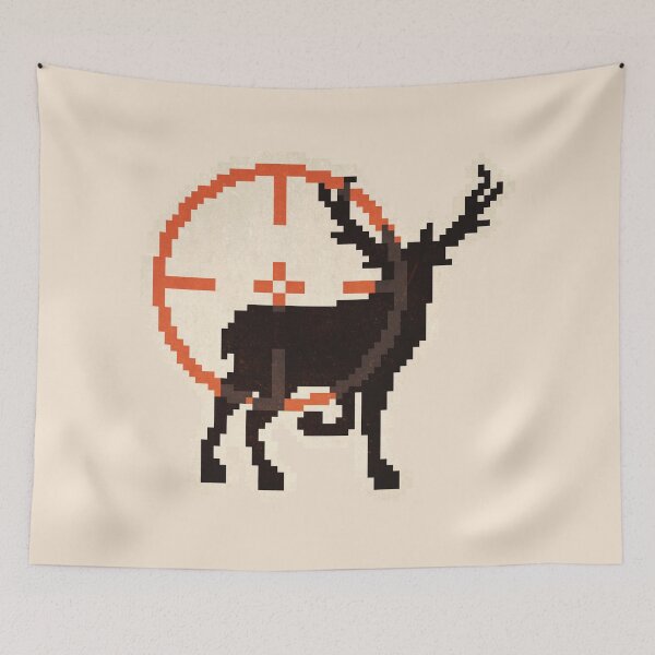 Artikelvorschau, Deer Slayer Pixel Art – Retro-Jagddesign entworfen und verkauft von PixelDrukiPL.
