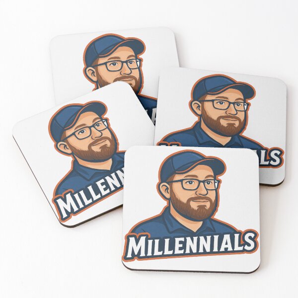 Item preview, Millennials Funny Retro Mascot Design designed and sold by DynamiteGrAphIcsArt.