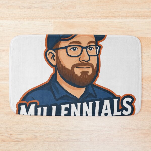 Item preview, Millennials Funny Retro Mascot Design designed and sold by DynamiteGrAphIcsArt.