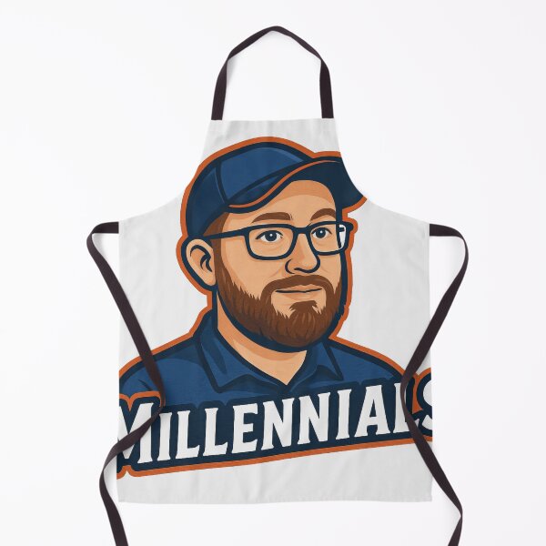 Item preview, Millennials Funny Retro Mascot Design designed and sold by DynamiteGrAphIcsArt.