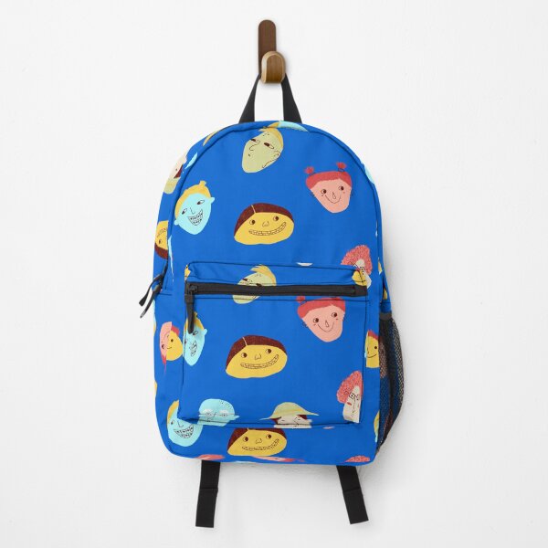 Item preview, Playful Faces – Colorful Blue Background designed and sold by StelinaBik.